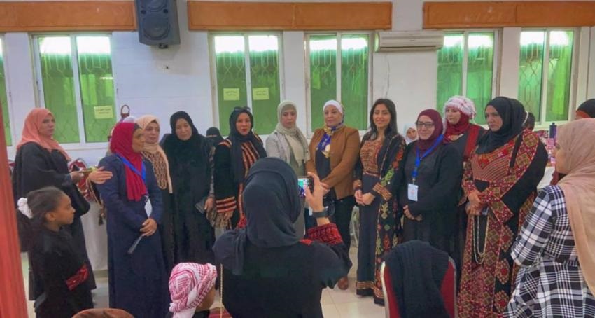 الجبور ترعى افتتاح بازار لجان المرأة الوطني