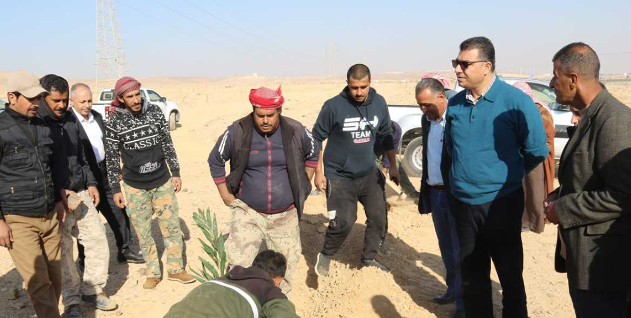 الحنيفات يتفقد مشروع الزعفران المؤابي في الكرك وغابتي القطرانة وسواقة