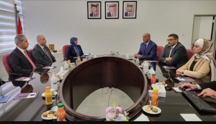 رئيس المجلس القضائي يستقبل نظيره العراقي والوفد المرافق له