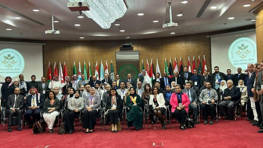 طلاب الأكاديمية العربية يشاركون في المؤتمر العربى  للتواصل والعلاقات العامة _صور