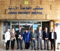 وفد من المجلس العربي للاختصاصات الصحية يزور مستشفى الجامعة الأردنية