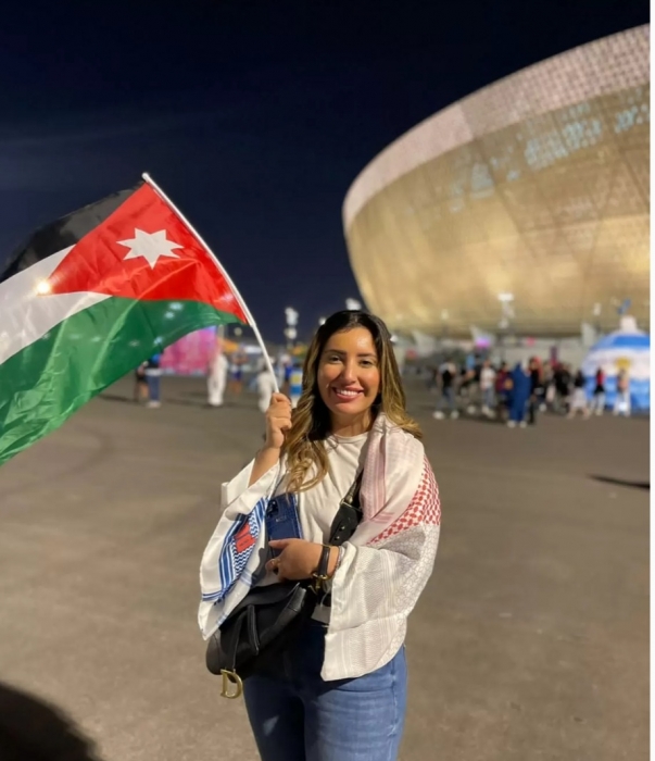 مرح الشواربة رسمت البسمة على وجوه الأردنيين من قطر .. ما القصة ؟