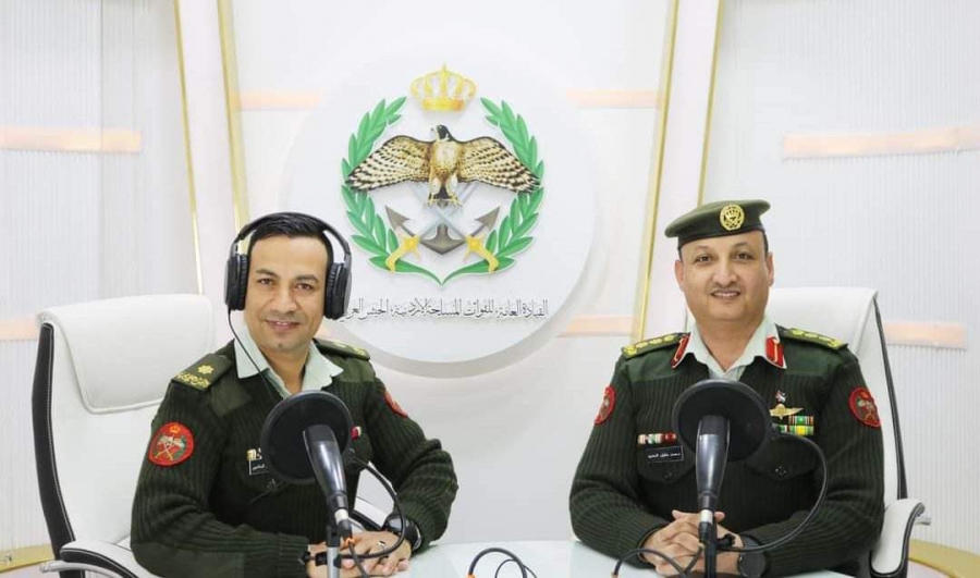إذاعة الجيش العربي تستضيف العقيد محمد الحديد
