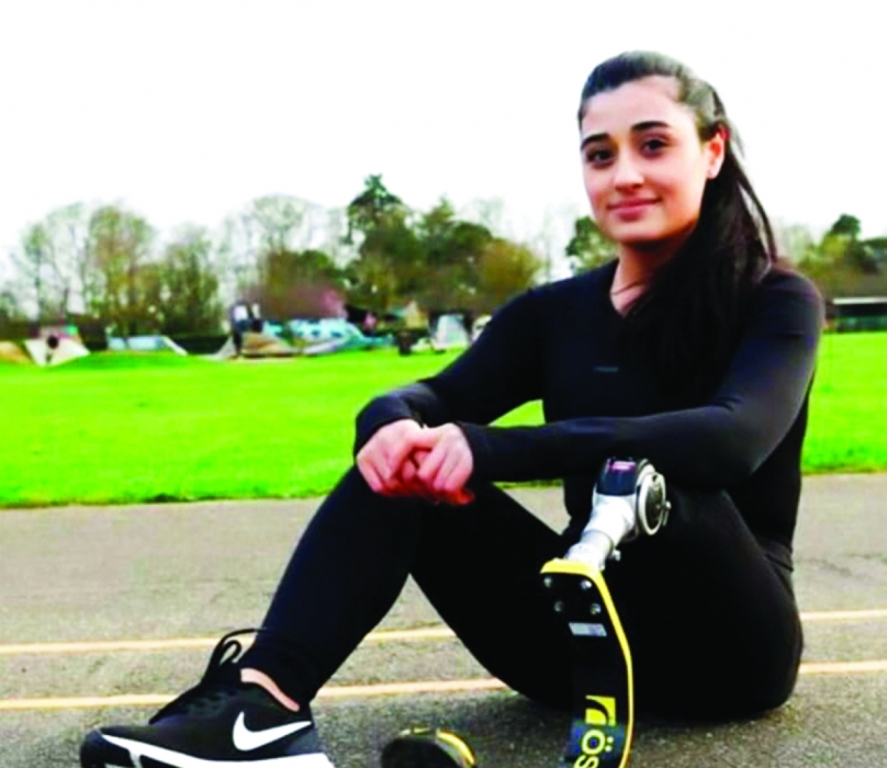 ديما الأكتع.. لاجئة سورية مبتورة الساق على قائمة المؤثرات عالمياً