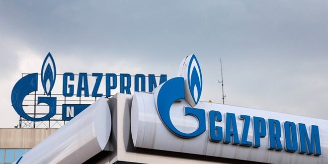 غازبروم: ضخ 42.6 مليون متر مكعب من الغاز يومياً إلى أوروبا عبر أوكرانيا