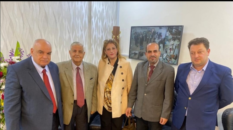 رئيس واعضاء المرصد الوطني لحقوق الانسان يزورون غرفة تجارة اربد