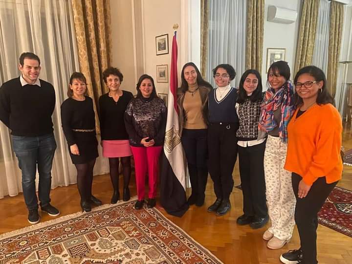 قنصل مصر العام في مرسيليا تستقبل وفد مركز الفرانكفونية التابع لمكتبة الإسكندرية