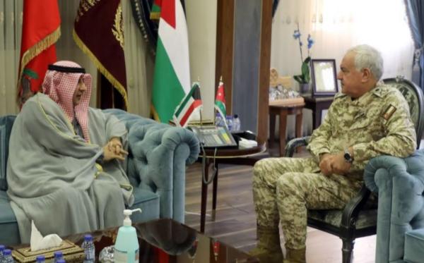 اللواء الحنيطي يستقبل السفير الكويتي