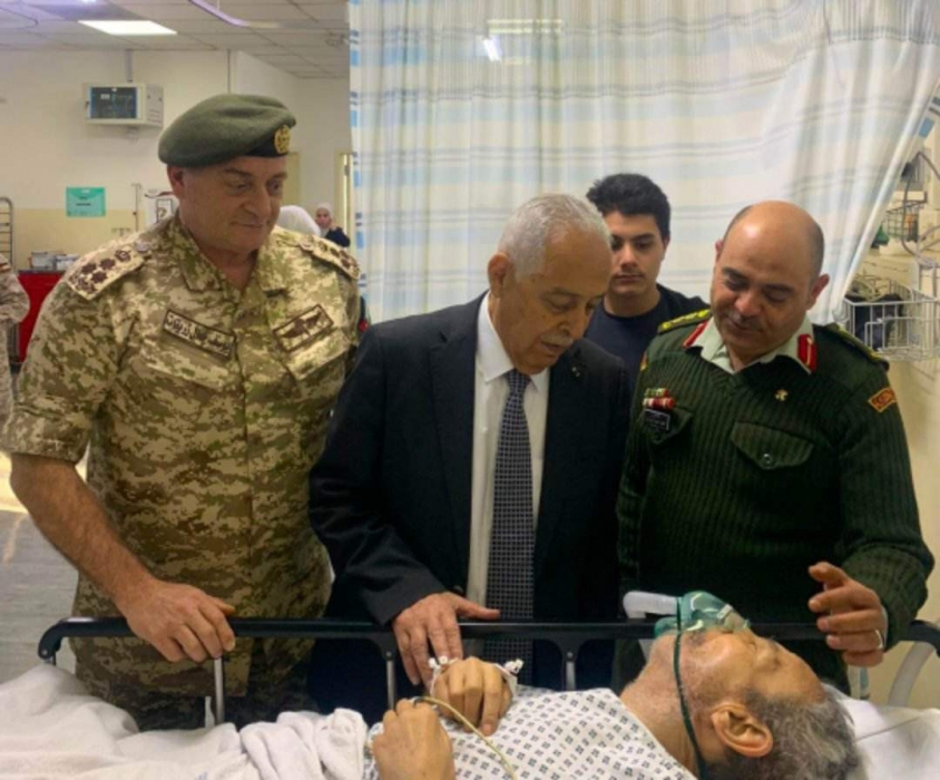 بتوجيهات ملكية ...العيسوي يطمئن على صحة العميد المتقاعد القاضي النوباني