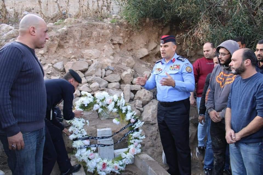 تشييع جثمان العميد المتقاعد حمد الغويري ...صور