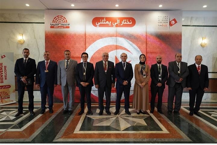 المعايطة يلتقي رئيس هيئة الانتخابات التونسي