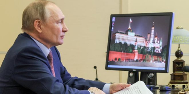 بوتين: روسيا تتعرض لعدوان غير مسبوق لسحق اقتصادها