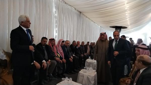 الحياري يترأس وفد مدينة السلط للتعزية بالشهيد الدلابيح