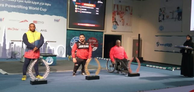 عبد الكريم خطاب يحقق رقما قياسيا وذهبية في بطولة فزاع الدولية