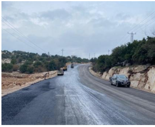 الاشغال تنهي اعمال طرق تلفريك عجلون