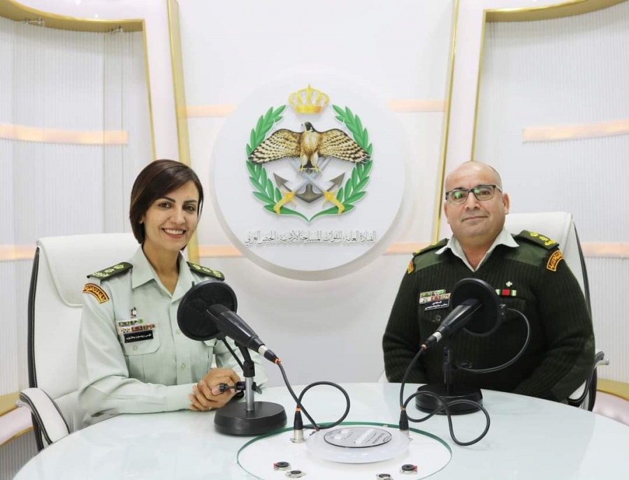 إذاعة الجيش العربي تستضيف المقدم الطبيب صائب المستريحي