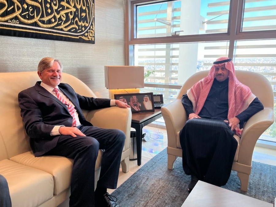 السديري يلتقي ممثل المفوضية السامية للأمم المتحدة لشؤون اللاجئين في الأردن