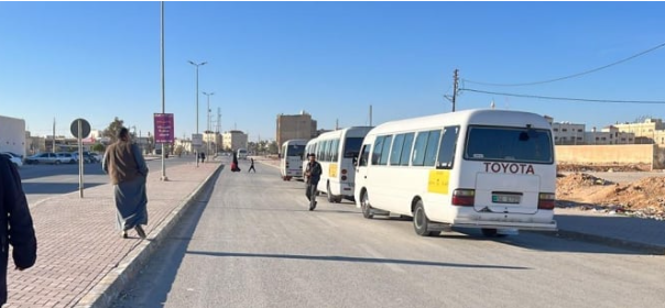 فك إضراب عدد من سائقي حافلات النقل في المفرق