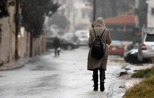 الاردن .. أحوال جوية غير مُستقرة نهاية الأسبوع