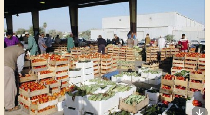 3335 طن خضار وفواكه ترد للسوق المركزي اليوم