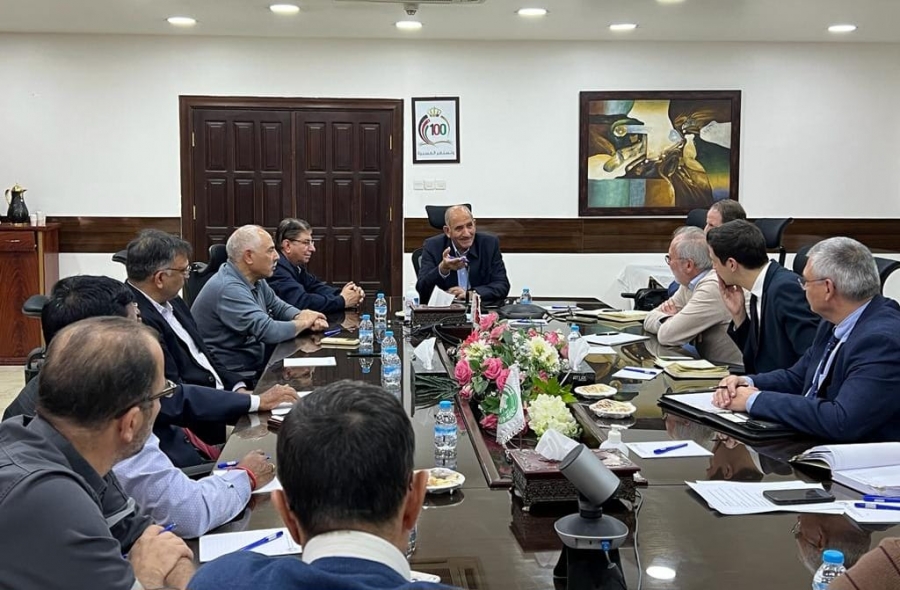 الذنيبات يبحث مع شركة بلجيكية زيادة الطاقة الانتاجية  لمصنع حامض الفوسفوريك في المجمع الصناعي بمعدل  160الف طن سنويا