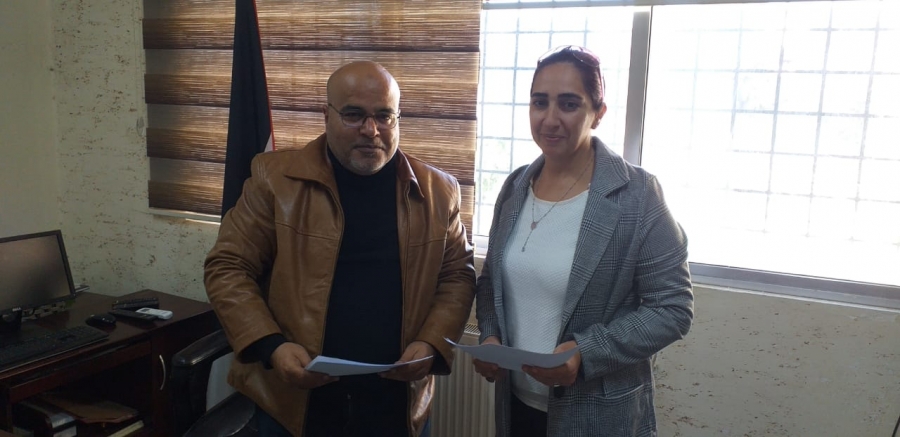 بلدية الموقر و نحن  يناقشان الاعمال التطوعية للبلدية