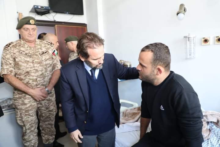 الأمير مرعد بن رعد يعود مصابي أحداث الحسينية_صور