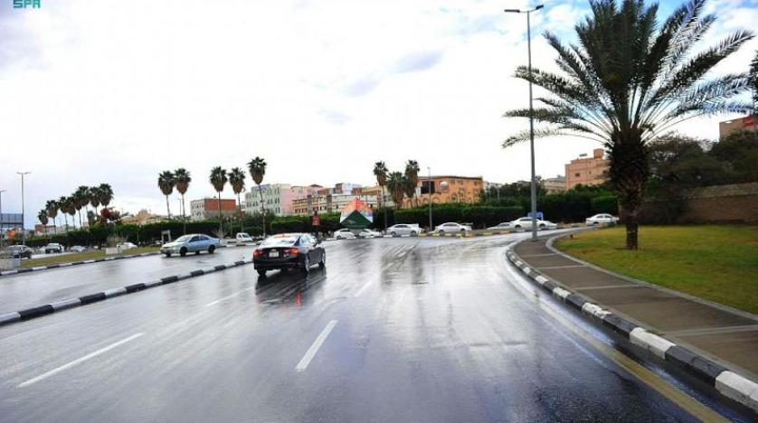 أمطار في عدد كبير من المناطق السعودية