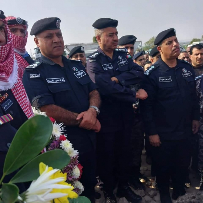 الأمن العام يشيع جثمان العريف محمد حلمي عليان الخليفات..صور