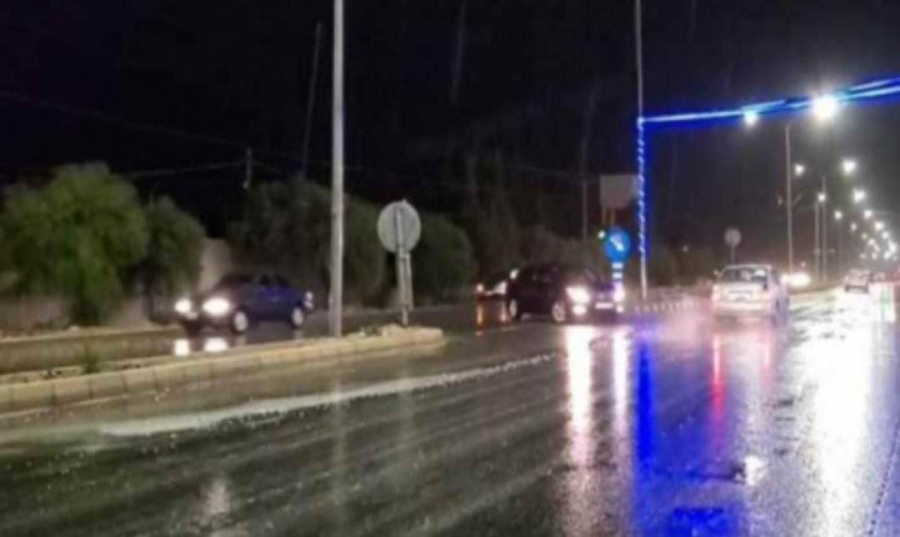 تساقط غزير للأمطار في الكرك