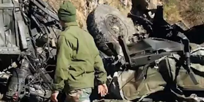 مصرع 16 جندياً هندياً جراء حادث سير شمال شرق البلاد