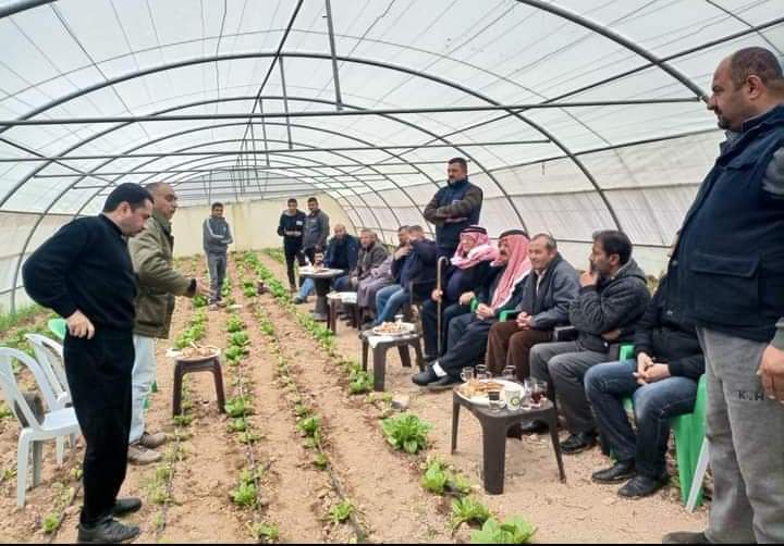 البحوث الزراعية ينفذ مدرسة لزراعة الخضار العضوية في محافظة جرش