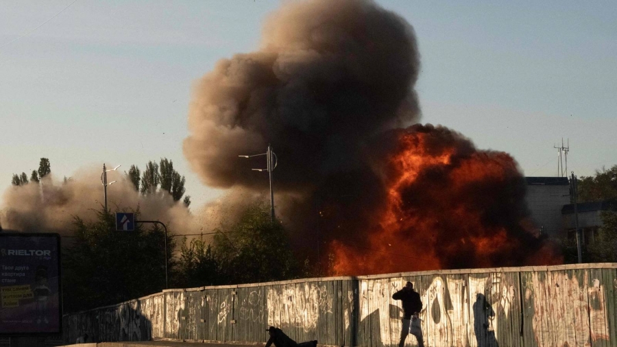 دوي انفجار في كييف
