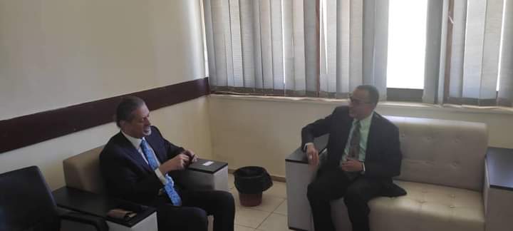 سفير مصر لدى السودان يلتقي رئيس حزب المؤتمر السوداني