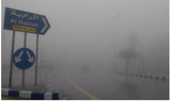 الضباب يغطي مناطق واسعة في الأردن