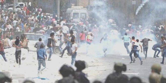 إصابة سبعة فلسطينيين خلال اعتداء للاحتلال في بلدة أبو ديس شرق القدس