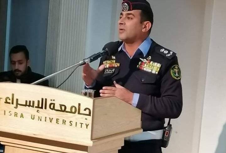 يوم توعوي عن  آفه المخدرات وتعزيـز الثقافـه المروريـة  في رحـاب جامعـة الإسراء الخاصـة.