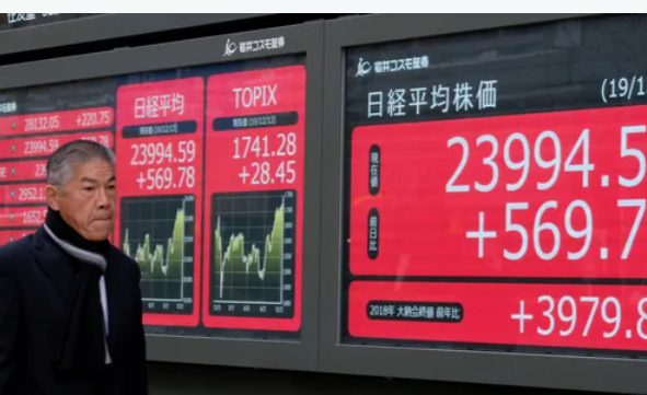 نيكي يقتفي خسائر وول ستريت ويهبط لأدنى مستوى في 10 أشهر