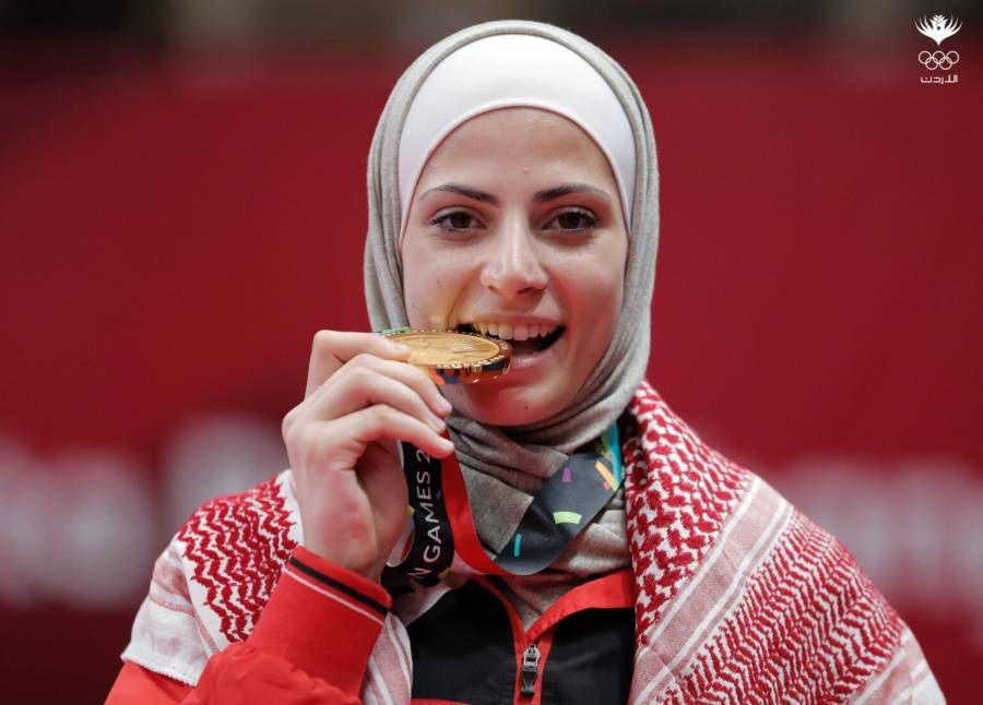 حفاظ نجمة التايكواندو جوليانا الصادق على تصنيفها يؤهلها للأولمبياد