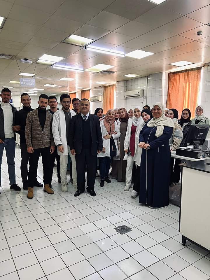 زيارة علمية الى مختبرات مستشفى الأميرة بسمة التعليمي ...صور