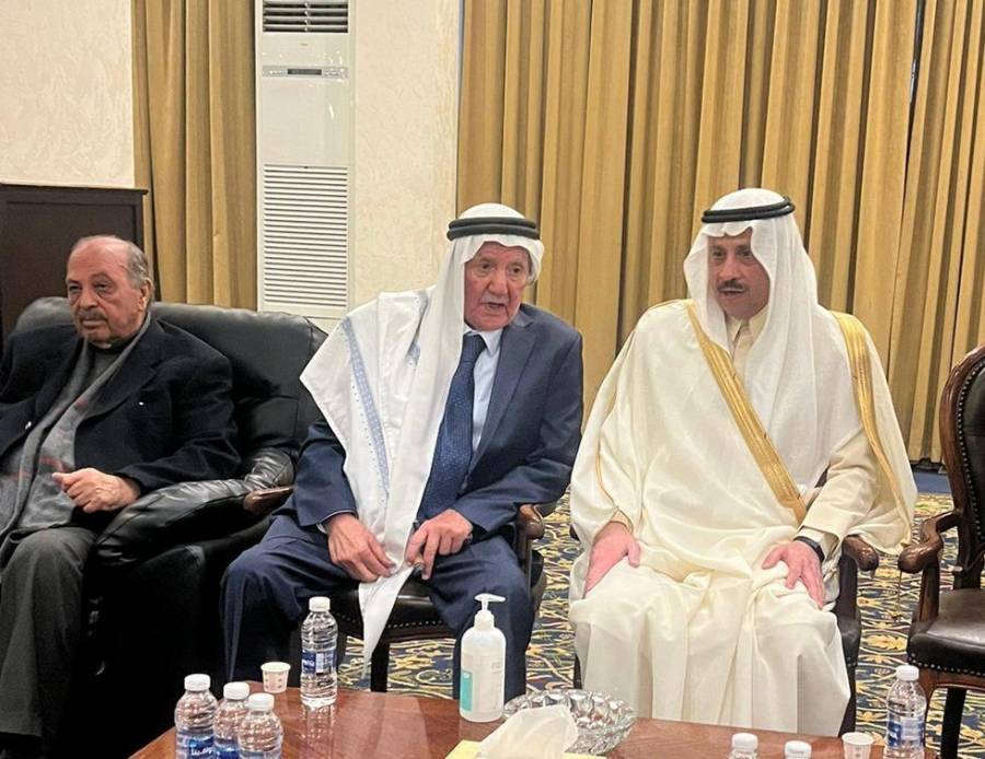 السفير السعودي يقدم واجب العزاء في وفاة دولة عبدالسلام المجالي