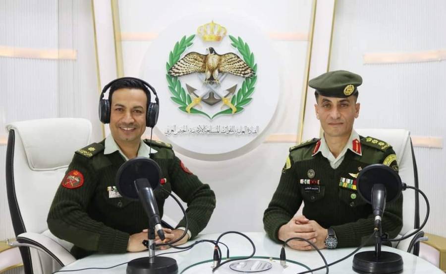 إذاعة الجيش العربي تستضيف العقيد الركن هشام شطناوي