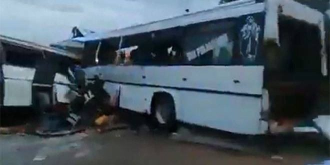 مصرع 38 شخصاً بتصادم حافلتين في السنغال