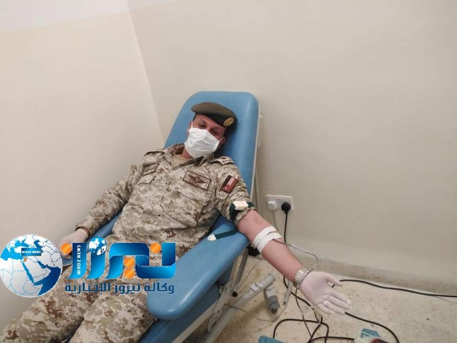 الجيش العربي يشارك بحملة تبرع بالدم