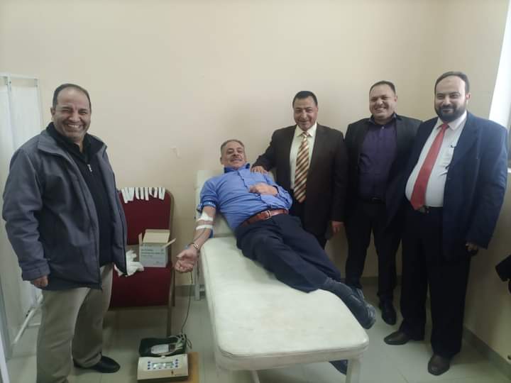 حملة للتبرع بالدم في كلية الحصن الجامعية