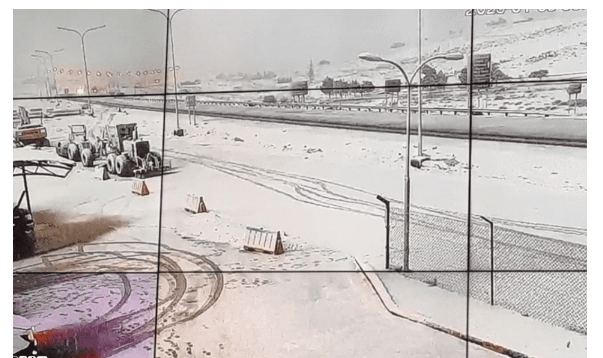 بدء تراكم محدود للثلوج في رأس النقب بالأردن