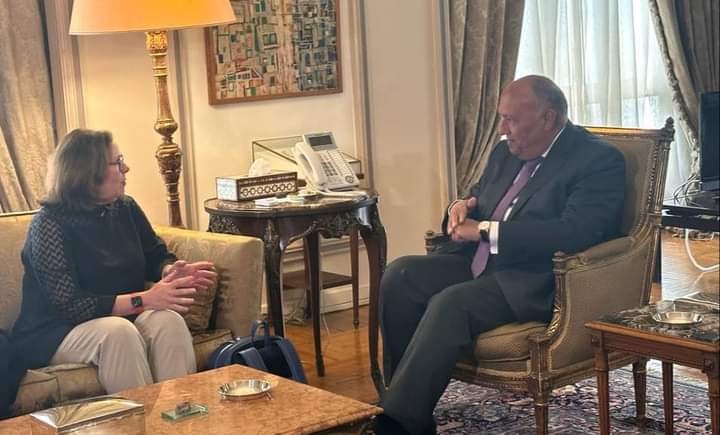 وزير الخارجية المصري يستقبل مدير عام القوة متعددة الجنسيات