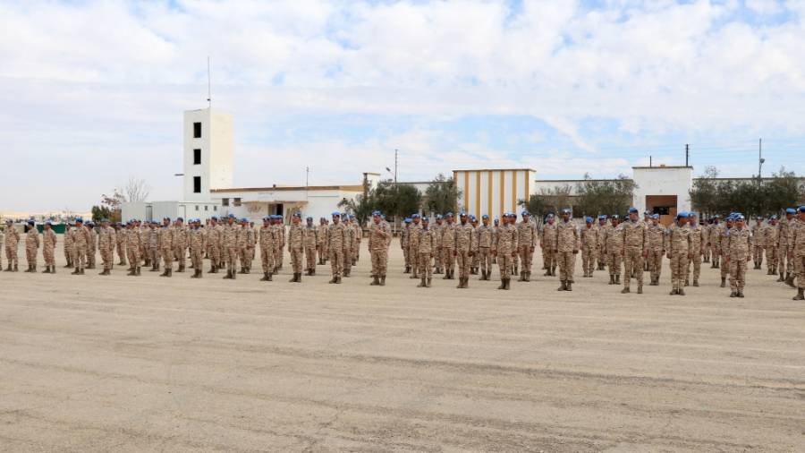 قوة الانتشار السريع الأردنية مالي 3 تغادر إلى أرض المهمة