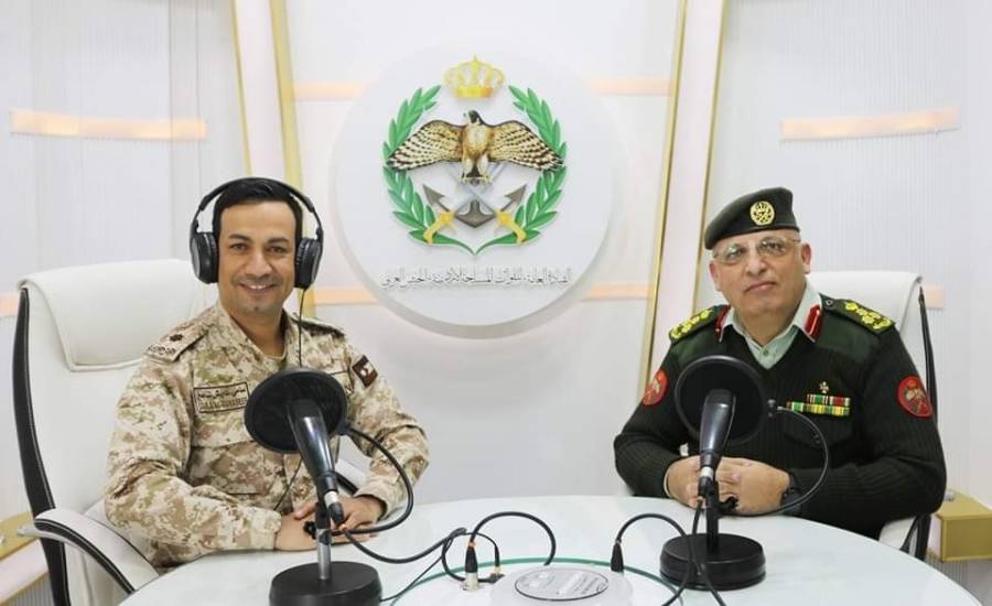 إذاعة الجيش العربي تستضيف العميد المهندس معمر  كامل حدادين