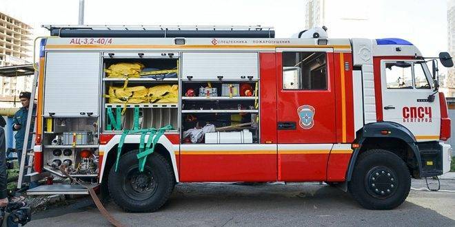 حريق في مركز ثقافي ومدرسة بمقاطعة بيلغورود الروسية